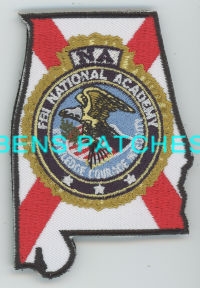 ALABAMA,FBI NATIONAL ACADEMY 1 STATE SHAPED